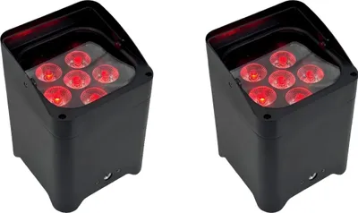 Obrázek produktu pro LED par reflektor, 6x18W RGBWA UV, WiFi a bezdrátové ovládání, černý, EU zástrčka