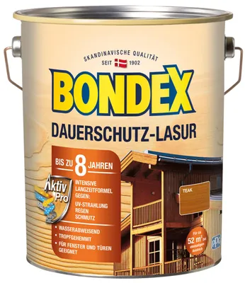 Produktbild von Bondex Dauerschutz Lasur 4 L teak