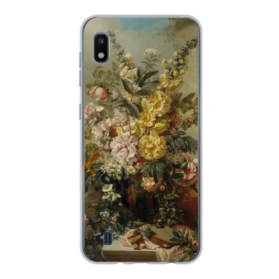 Produktbild von MuchoWow® Handyhülle Schutzhülle Hülle für Samsung Galaxy A10 Große Vase mit Blumen - Alte Meister - Malerei Silikon Softcase Handy Hülle - Schutzhülle