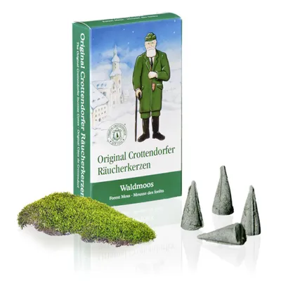 Produktbild von Original Crottendorfer - Räucherkerzen Räucherkegel Gr. M - Waldmoos