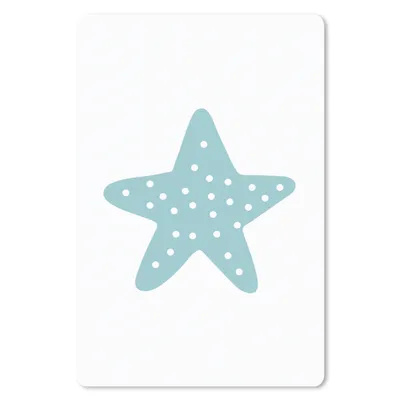 Produktbild von MuchoWow® Mauspad Mousepad Stern - Punkte - Pastell - Mädchen - Jungen - Kinder 18x27 cm - Mousepads - Maus Mat - Pad - Mausunterlage