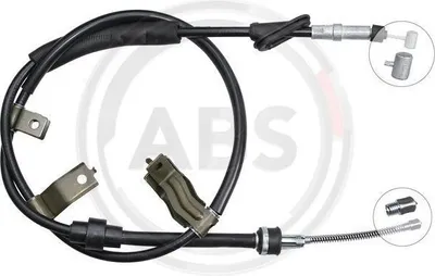 Produktbild von A.B.S. Handbremsseil Seilzug Feststellbremse für HONDA CIVIC VI Hatchback (EJ, EK) Hinten Rechts K13978