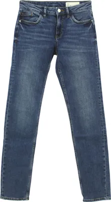 Produktbild von 33040 EDC by Esprit, Medium Rise Slim, Damen Jeans, Stretchdenim, blue used, W 25 L 32
