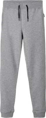 Produktbild von name it - NKMSWEAT PANT UNB NOOS - Grey Melange  - 140