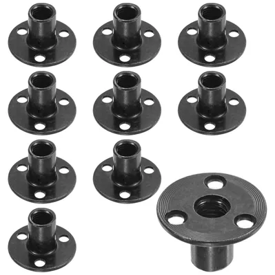 Zdjęcie produktu dla Zestaw 10 nakrętek z rowkiem T, M12 x 25 mm, wykonanych ze stali węglowej