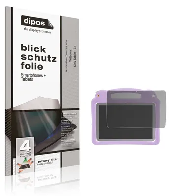 Produktbild von Blickschutzfolie für Wilgoon Kids Tablet 10.1 matt Schutzfolie Folie Display Schutz dipos