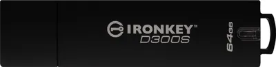 Immagine prodotto di Kingston IKD300S/64GB USB-Stick 64GB Kingston D300S AES-256 bit SecureLock XTS retail