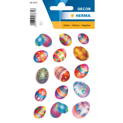 Obrázok produktu pre HERMA 3672, Papája, Viacfarebný, Permanentný, Chlapec / dievča, Veľká noc, 30 kusov