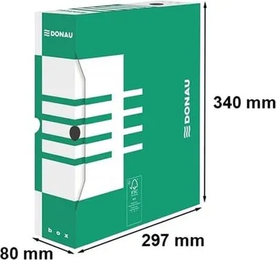 Obrázek produktu pro Archivní box 80x340x297 A4 Zelený