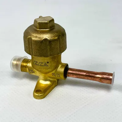 Produktbild von E.C.A. CO2-Ventil DN5 mit 1/4" x 7/16"-20 UNF Anschluss, Betriebsdruck PN130