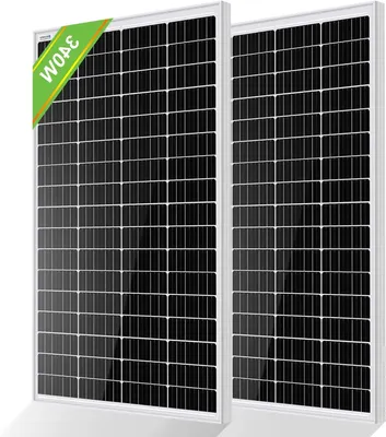 Obrázok produktu pre Monokryštálové solárne panely – Súprava solárnych panelov – Sada solárnych panelov – 12V solárny panel – 340W – Odolné voči poveternostným vplyvom