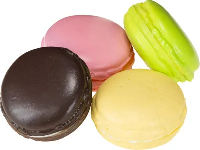 Produktbild von Dekorative Macarons aus Kunststoff für kreative Tischdekoration, 8 Stück