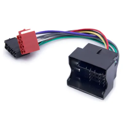 Immagine prodotto di Cavo adattatore radio con spina DIN ISO per BMW Ford MINI MOST pin piatto Quadlock