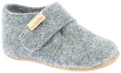 Produktbild von Living Kitzbühel Babyklettschuh Filz unifarben Circular Grey Größe EU 20