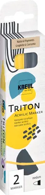Obrázok produktu pre KREUL Akrylmarker TRITON Akrylový popisovač 2-sada Natural