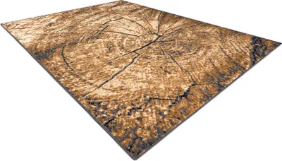 Produktbild von Teppich BCF Morad PIEŃ Baum Holz - grau / beige / altgold beige 120x170 cm