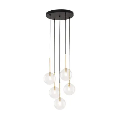 Produktbild von Hängeleuchte NILOS BLACK/GOLD 5943 TK Lighting