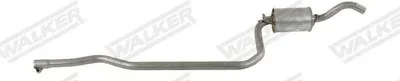 Produktbild von WALKER 70140 Mittelschalldämpfer Schalldämpfer für FORD FIESTA III (GFJ)