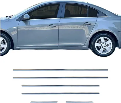 Image de Garniture de Fenêtre pour Chevrolet Cruze Berline 2009-2017 Acier Inox 6Pcs