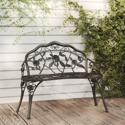 Immagine prodotto di Panca da giardino - Panca da esterno - Arredo da giardino - Sedia da giardino - Panchine da giardino - Alluminio pressofuso resistente agli agenti atmosferici