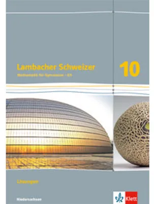 Obrázek produktu pro Lambacher Schweizer. Lösungen 10. Schuljahr - Ausgabe für Niedersachsen G9