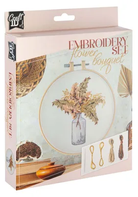 Image de Set de broderie Vase avec fleurs