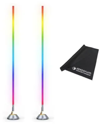 Produktbild von Neewer Dauerlicht NF01 Stablicht RGB Smart-Standleuchte 2 Stück mit Tuch