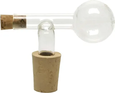 Imagen del producto de DOSIFICADOR DE VIDRIO PARA LÍQUORES - 2,0 cl. = 20 ml. Para botellas de 0,5-0,7 litros - Color marrón