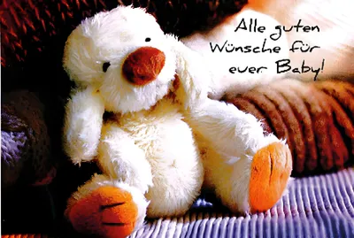 Produktbild von Cartolini Klappkarte mit Sprüchen 009 zur Geburt