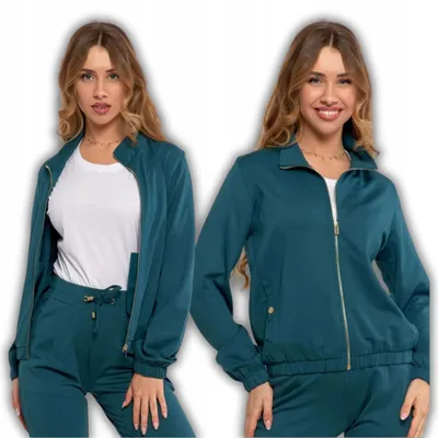 Productafbeelding van MORAJ dames sweatshirt, openvallend, effen, klassiek model met opstaande kraag, modieus, maat 3XL