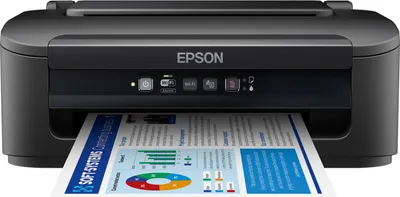 Zdjęcie produktu dla Epson WorkForce WF-2110W - drukarka - kolorowa - atramentowa - A4/legal - 5760 x 1440 dpi - do 9 str/min (monochromatyczna)/do 4,7 str/min (kolor) - pojemność: 100 arkuszy - USB 2.0, LAN, Wi-Fi(n)