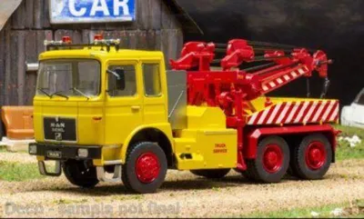 Produktbild von IXO 1:43 MAN F 8 26.281 - yellow - Bergefahrzeug