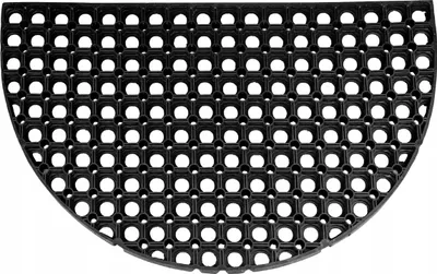 Immagine prodotto di Deco4Home Zerbino in gomma traforata | 45x75cm | Nero