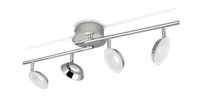 Produktbild von Philips myLiving Spot, Schienenlichtschranke, Nicht austauschbare(s) Leuchtmittel, 4 Glühbirne(n), LED, 20 W, Chrom