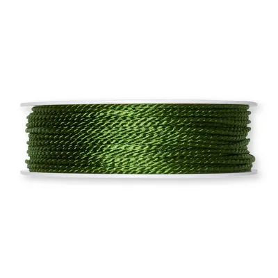 Produktbild von Kreative Moosgrüne Kordel 2mm x 50m für DIY & Weihnachten