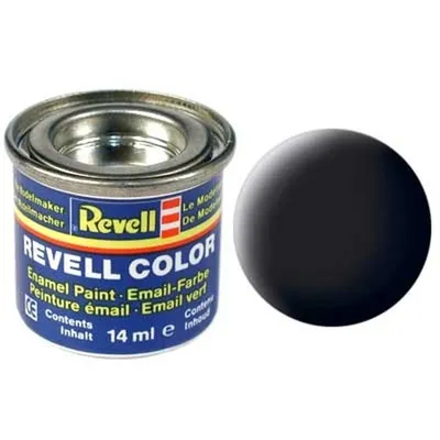 Image de Peinture émail Revell # 08 - Noir, mat