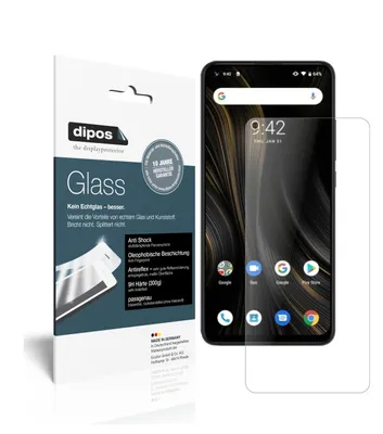 Obrázek produktu pro 2x ochranná fólie pro Umidigi Power 3 frosted - Anti-Shock 9H fólie dipos Glass plastové sklo