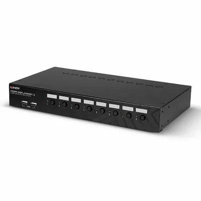 Produktbild von LINDY 8 Port DisplayPort 1.2 & USB 2.0 KVM Switch