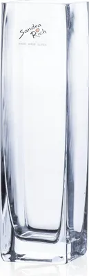 Produktbild von SANDRA RICH Glasvase "Square", schlanke Blumenvase, 6 x 20cm