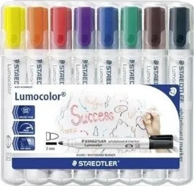 Produktbild von Lumocolor Whiteboard-Marker 8 Farben STAEDTLER