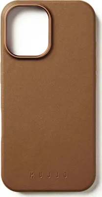 Immagine prodotto di Custodia per iPhone 16, Mujjo Custodia in pelle MagSafe, marrone