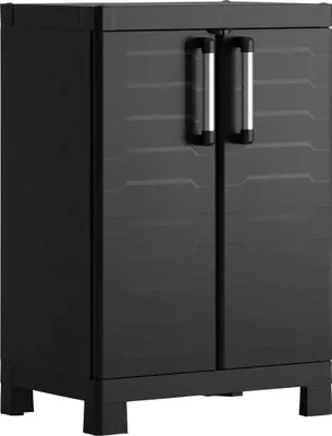 Produktbild von Keter Lagerschrank Detroit Niedrig Schwarz