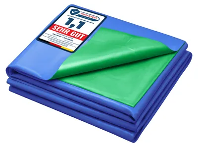 Image de Garronda, bâche pour étang, 6x3 mètres, PE, épaisseur 0,5 mm, protection UV, bâche pour étang 3 couches, modèle GD-0256