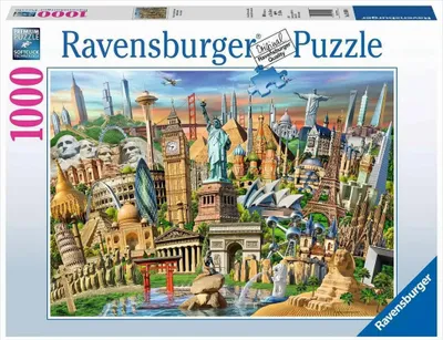 Obrázok produktu pre Ravensburger World Landmarks, 1000 kusov, Mesto, 12 rok / roky