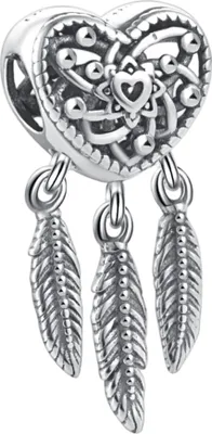 Image de Charms pour Pandora Dreamcatcher Dreams Hearts S925 MODA TRUSKY