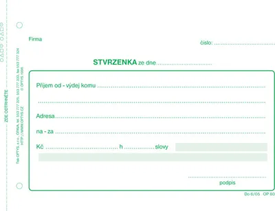 Obrázek produktu pro Stvrzenka, A6, 100 listů, NCR
