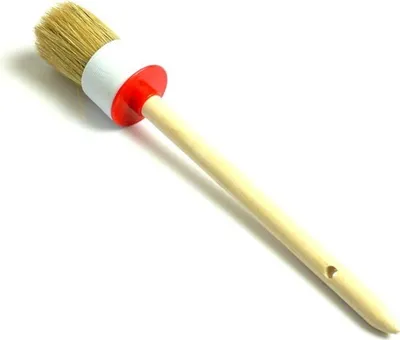 Produktbild von Pinsel Rundpinsel Ringpinsel Gr.4 19mm helle Borsten Malerpinsel Lackpinsel