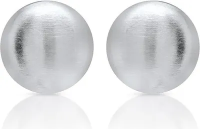 Produktbild von Mattierte Ohrstecker aus Sterlingsilber - SE0301