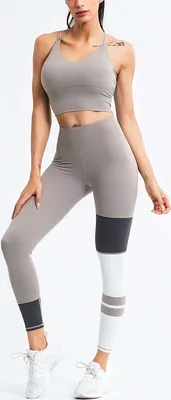 Produktbild von Sport-Set mit Tank-Top dreifarbig, grau M