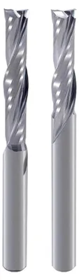Produktbild von 2 Stück Hartmetall-Spiralfräser mit 3,175 mm, 4 mm, 5 mm und 6 mm Schaft